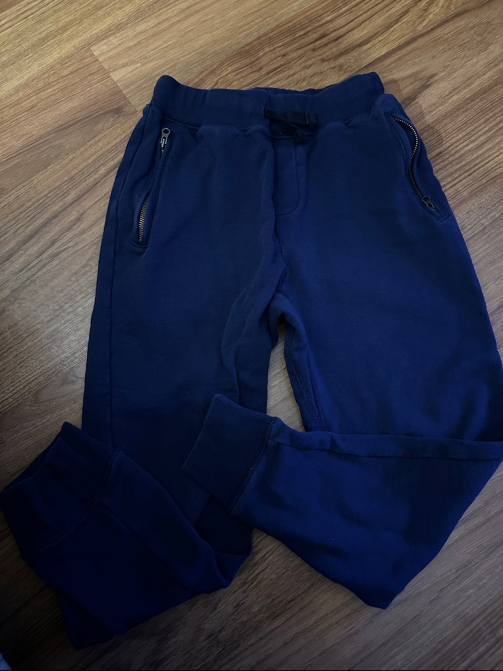 Crewcuts Navy Zip-Pocket Jogger Sweatpants